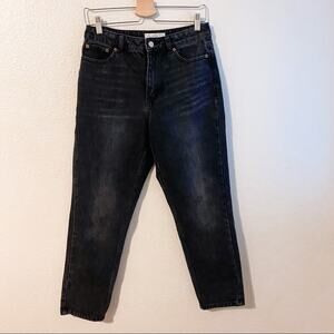 Topshop Black Mom Jeans size 28